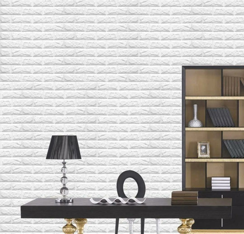 White Self-Adhesive Wall Sticker for Stylish Home Decor