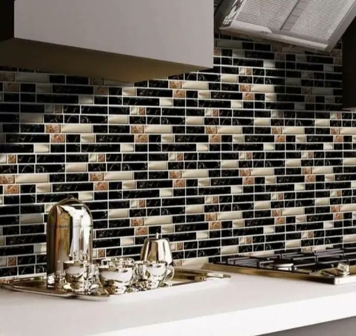 Wall Sticker Marble Design Waterproof Easy Apply
