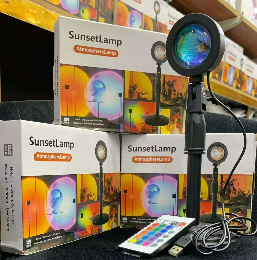 Sunset Lamp Sunset Lamp Projector Sun Lamp Projection for Aesthetic Room Décor