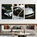 3 Pcs Cars Wall Art Set 8x11 MDF Multicolor