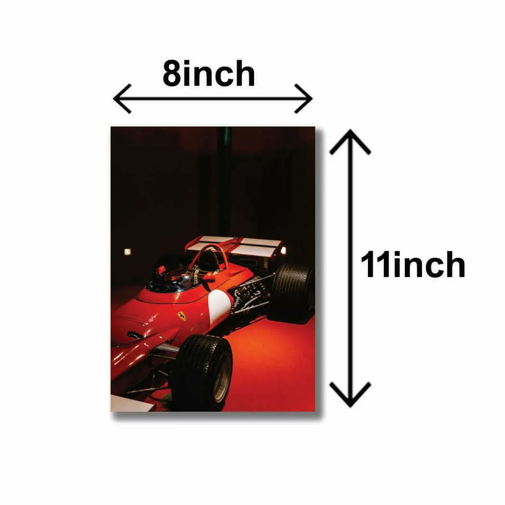 3 Pcs Cars Wall Art Set 8x11 MDF Multicolor