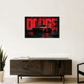 Doge Wall Art 11x16 Inch Red Black Paintings