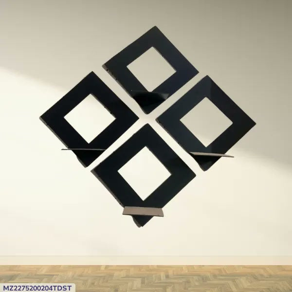 4 Piece box design wall decor set