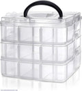 3-Layer Transparent Jewelry and Toy Storage Organizer Box