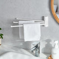 Sleek Wall-Mounted Towel Rack – No Drill, Rotating & Foldable